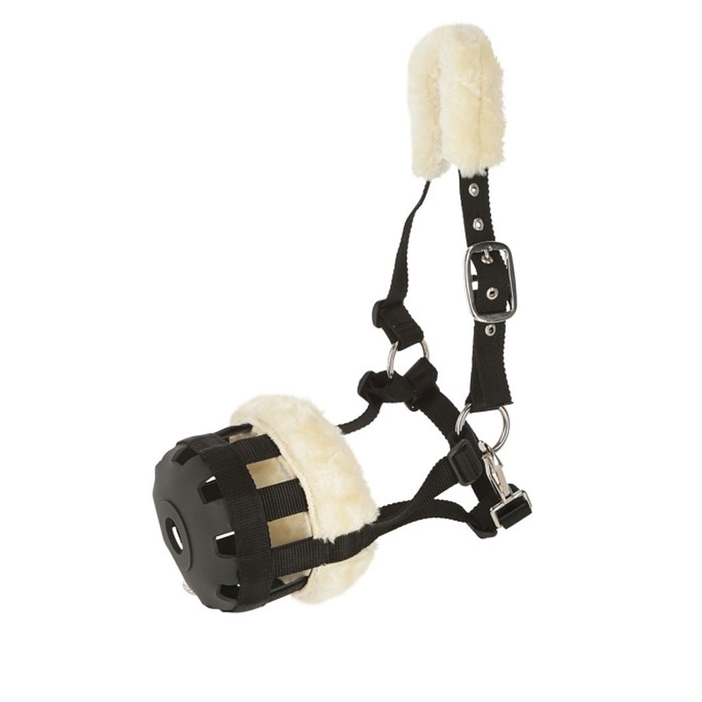 Covalliero Maulkorb mit Teddyfleece